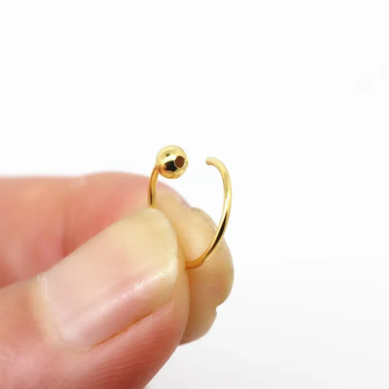 Круглые серьги-кольца с бусинами для мужчин и женщин | Украшения аксессуары