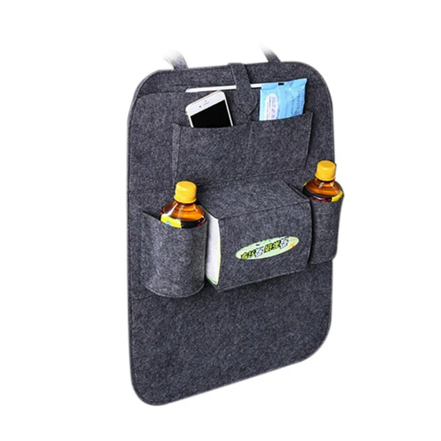 1 pcs Dark Gray Классический заднее сиденье сумка чехол для автомобильного сидения Сумочка многофункциональное автомобильное разное подвесная сумка-Органайзер косметичка XYLOBHDG - Цвет: 1 pcs Dark Gray