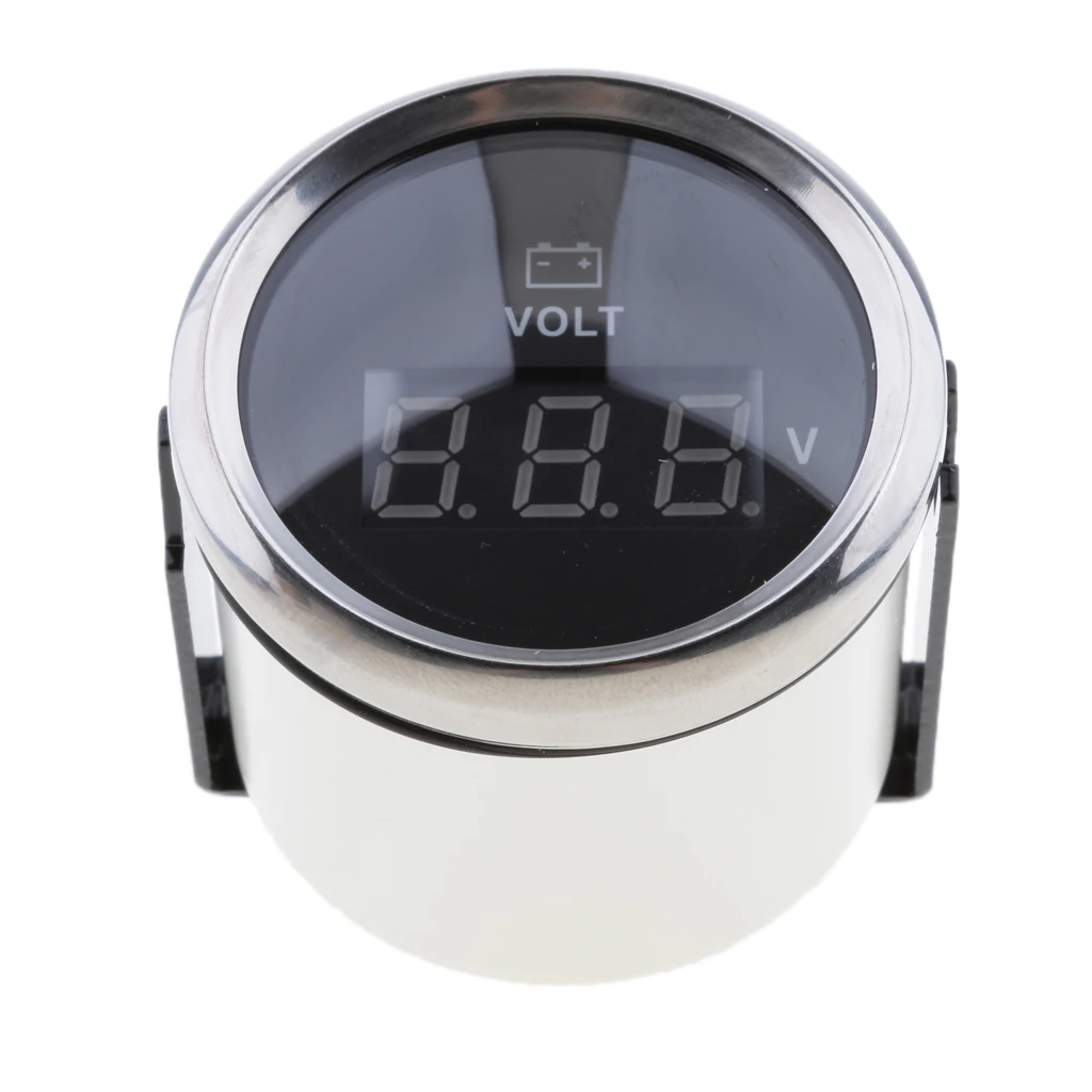 2 дюймовый 52 мм морской Красный цифровой светодиодный электронный Калибр 8 32 в