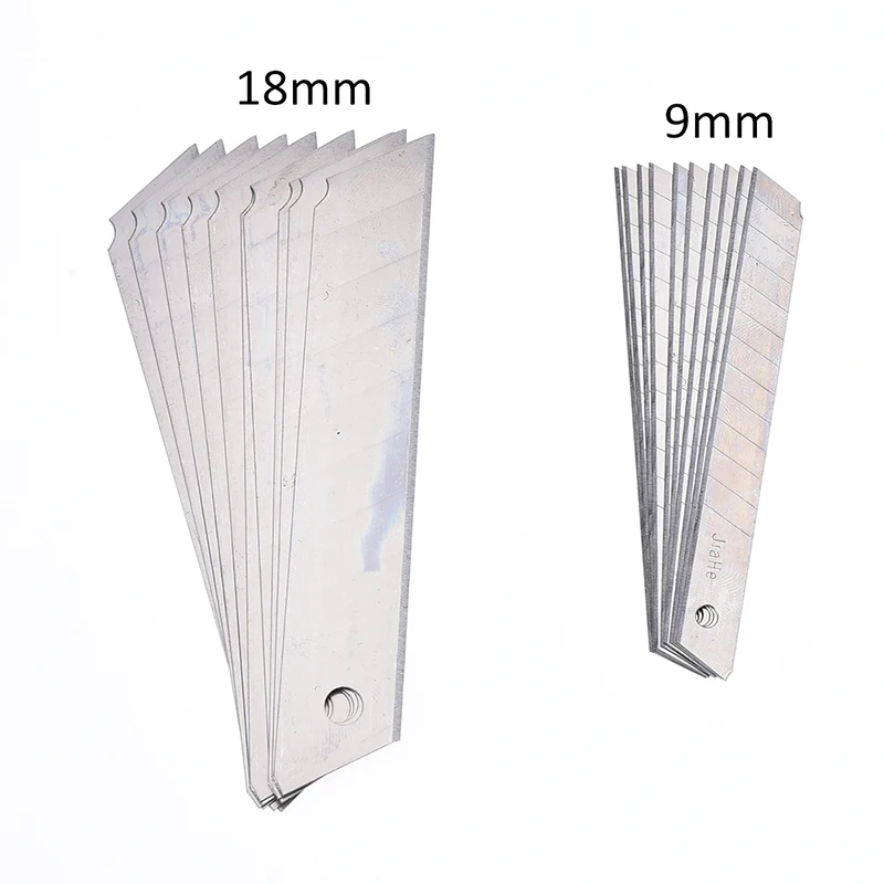 10 шт./лот сменные лезвия из нержавеющей стали режущие для ножа 9/18 мм|Ножи| |