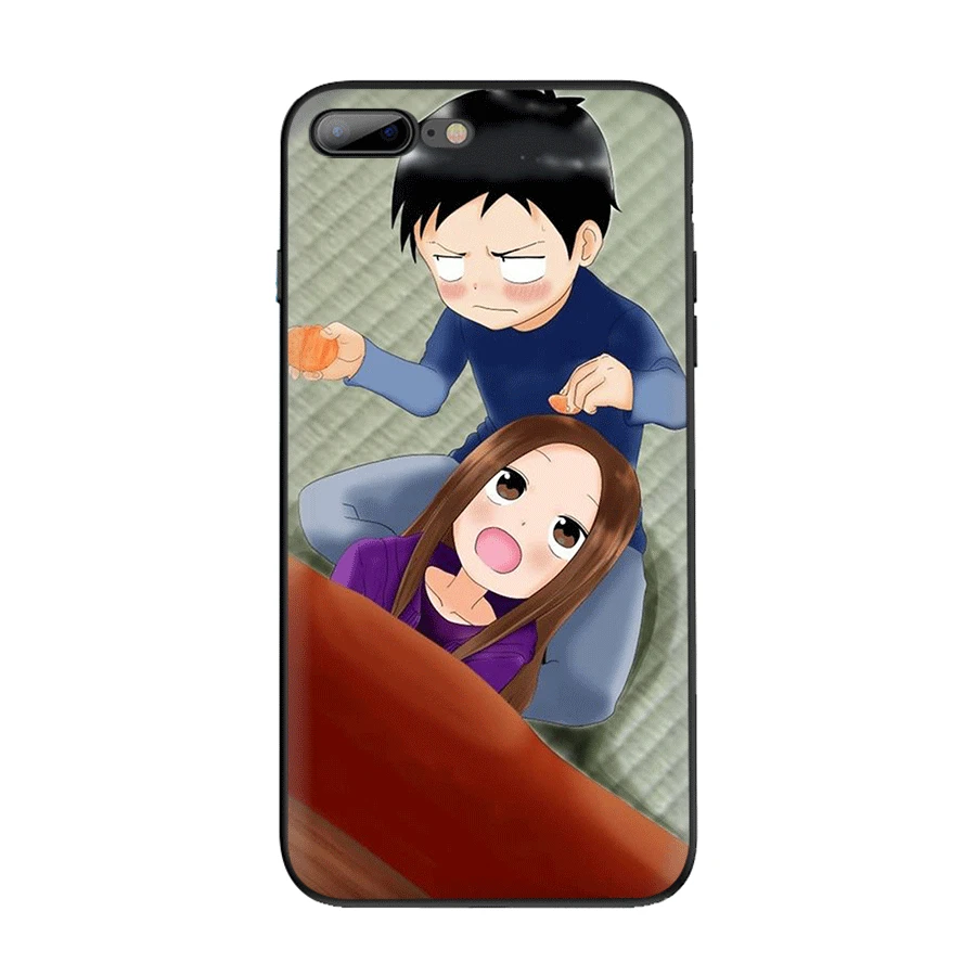 B10 Чехол для мобильного телефона tpu для iPhone 11 Pro XR X XS Max iPhone 7 8 6 6s Plus 5 5S SE чехол Karakai Jozu no Takagi-san - Цвет: B10