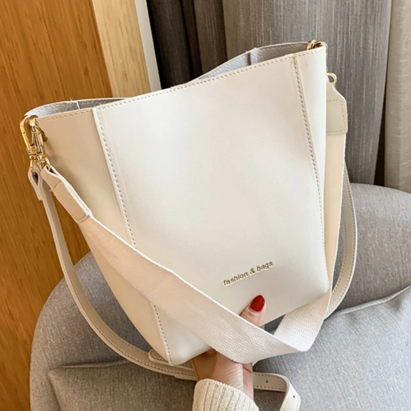 Высококачественная однотонная композитная сумка из искусственной кожи