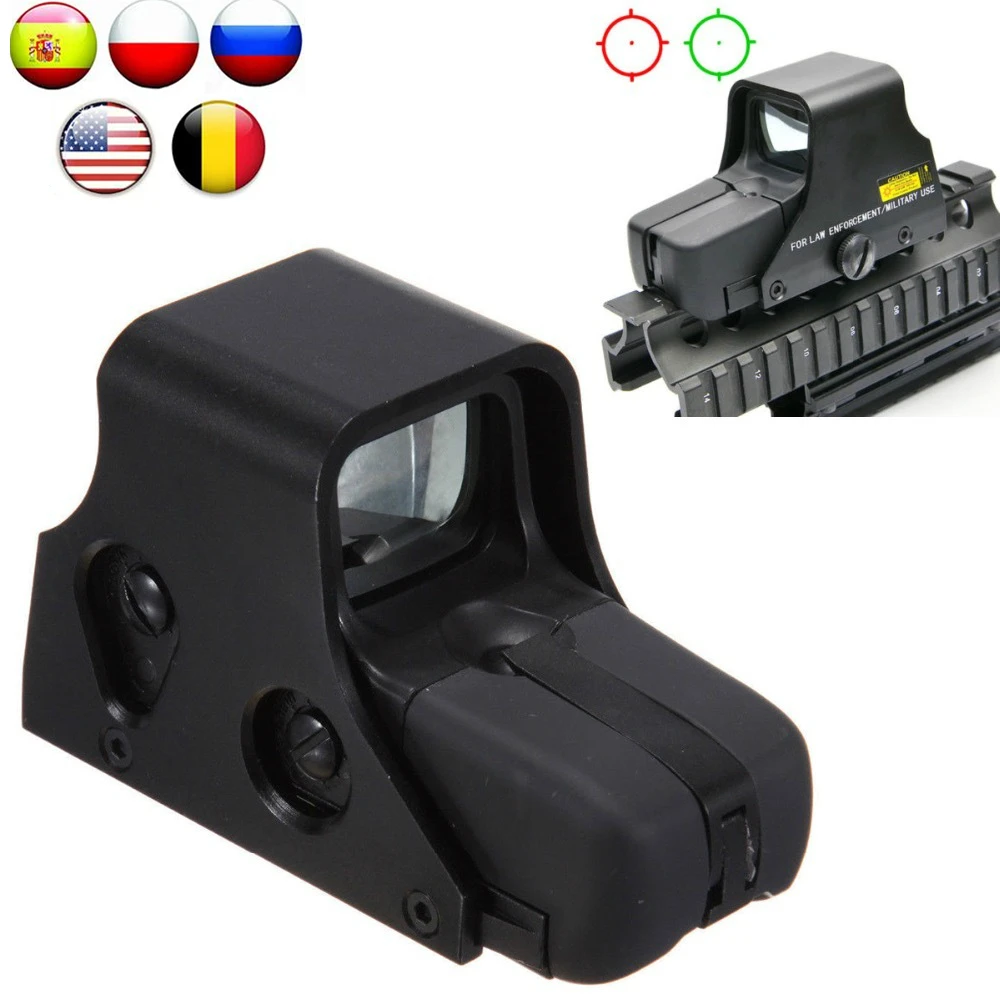 

Red Dot 551 Hunting Hologram MIRA Tactical Micro Reflection Multipoint Field Rifle Sight Airgun Firing with Telescopes