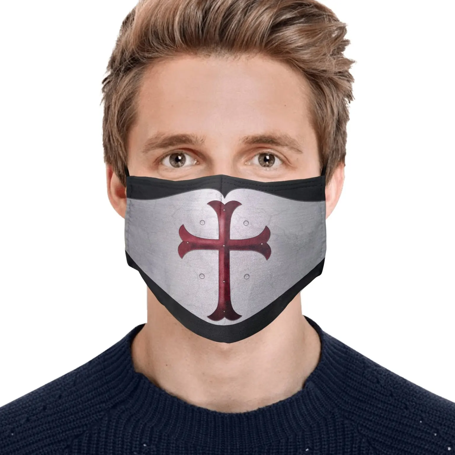 

Novelty Knights Templar Face Mask 3D Printed Reusable Windproof Dustproof Masks Unisex Adult / child Face masks KZ-006
