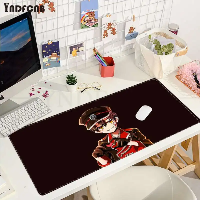 

Jibaku Shounen Hanako-kun Keyboards Mat Rubber Gaming mousepad Desk Mat Size for large Locking Speed Version Game Keyboard Pad
