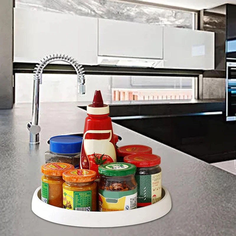 Вращение приправа стеллаж для хранения напитков Органайзер держатель выдвижной