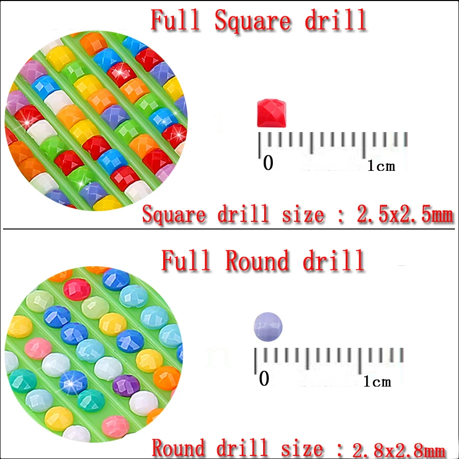 Набор для алмазной вышивки сделай сам мозаика 5d картина с квадратными и круглыми