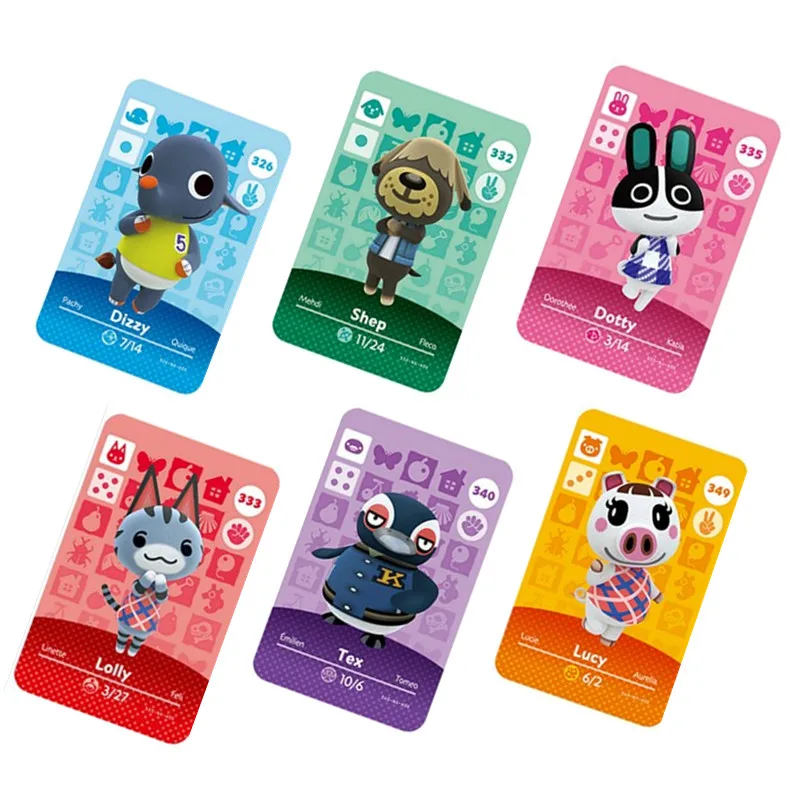 Карта для скрещивания с 326 до 350 животных Amiibo карта NS Games Series 4|Карты контроля
