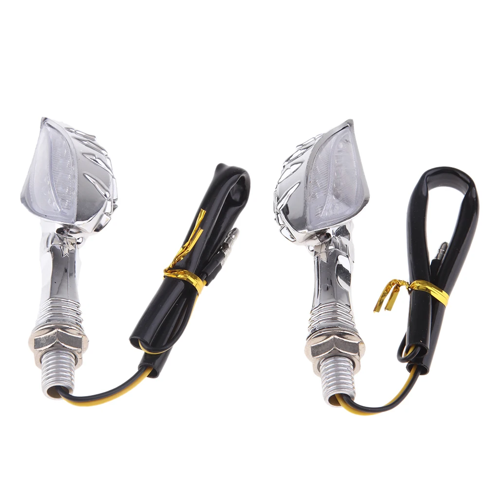 

2x Motorcycle Universal LED Turn Signal Light Amber Lamp Blinker Indicator for YAMAHA for Honda so on
