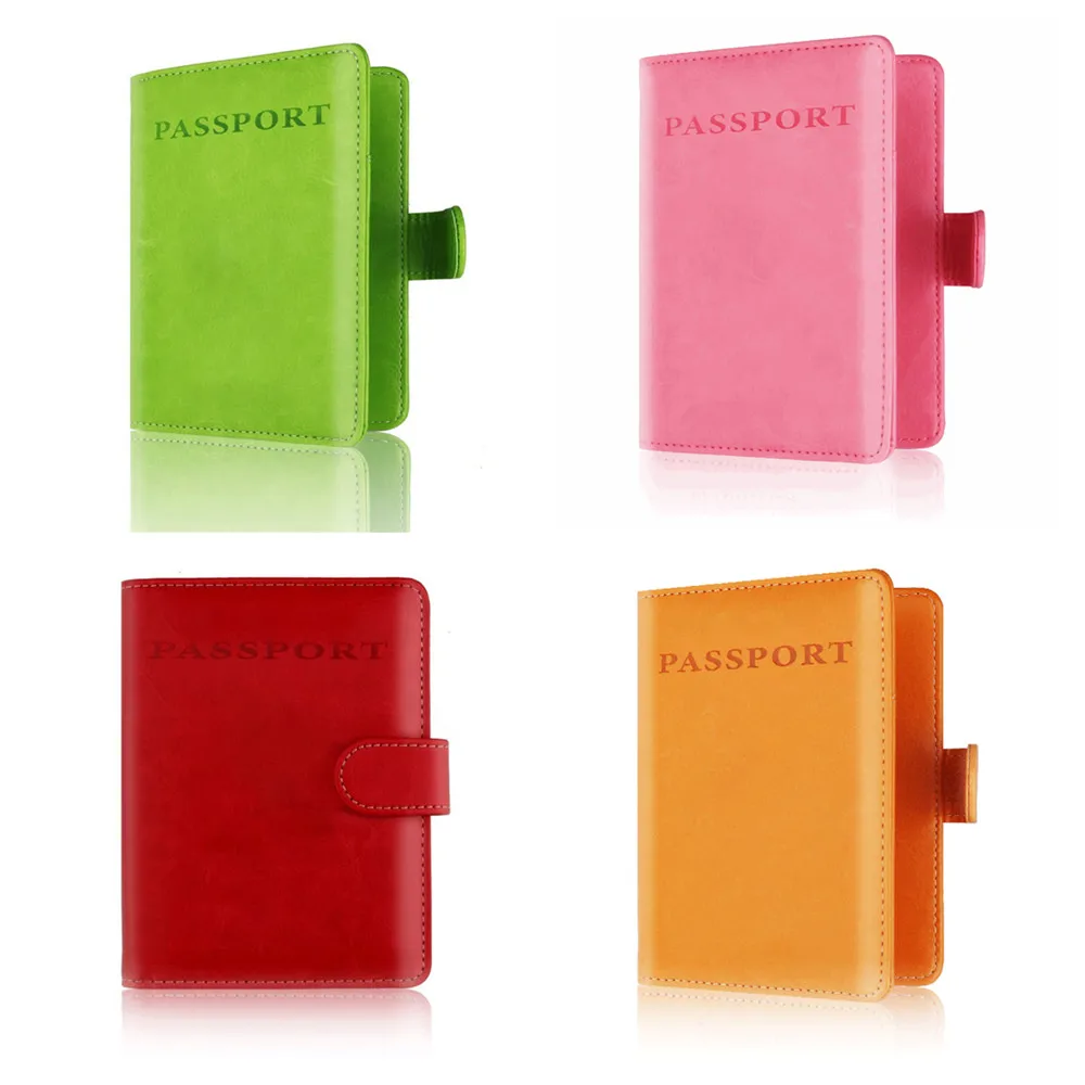 100 шт. держатель для паспорта из ПУ кожи|Держатели карт и пропусков| |