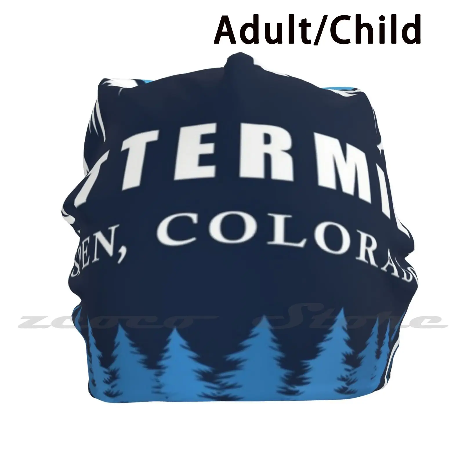 

Buttermilk , Aspen , Colorado Knit Hat Elastic Soft Personalized Pattern Present Cap Party Buttermilk Aspen Colorado Snow