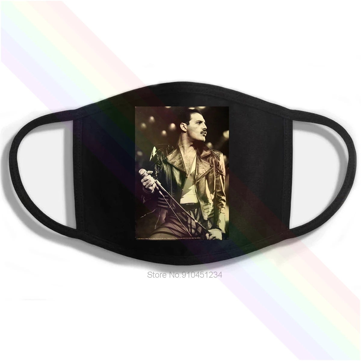 Меркьюри рок лицензированный печати стирающаяся дышащая многоразовая хлопковая