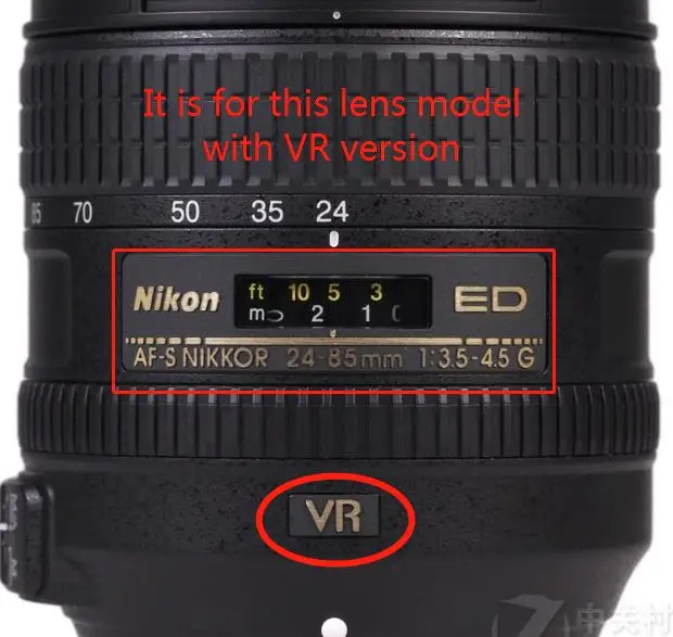 Резиновое кольцо для объектива Nikon 24-85 (версия VR) мм F3.5-4.5G ED VR AF-S | Электроника