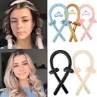 Спящие ролики для волос, гибкие Бигуди Для волнистых волос, спираль для завивки волос без нагрева, щипцы для завивки груши, цветов