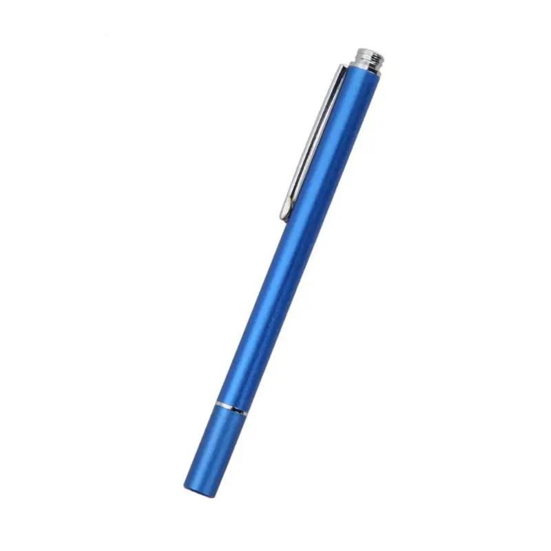 Тонкий конец емкостный стилус для iPhone iPad samsung - Цвета: Синий
