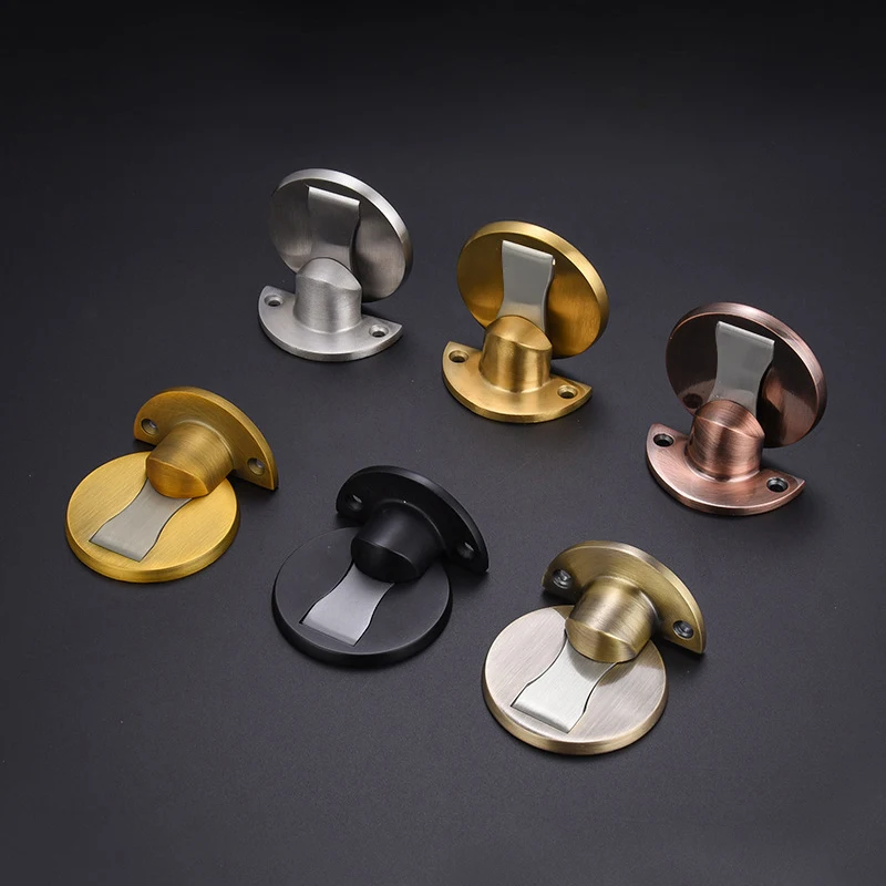 Нержавеющая сталь магнитные дверные стопоры скрытые гвозди Бесплатная дверная