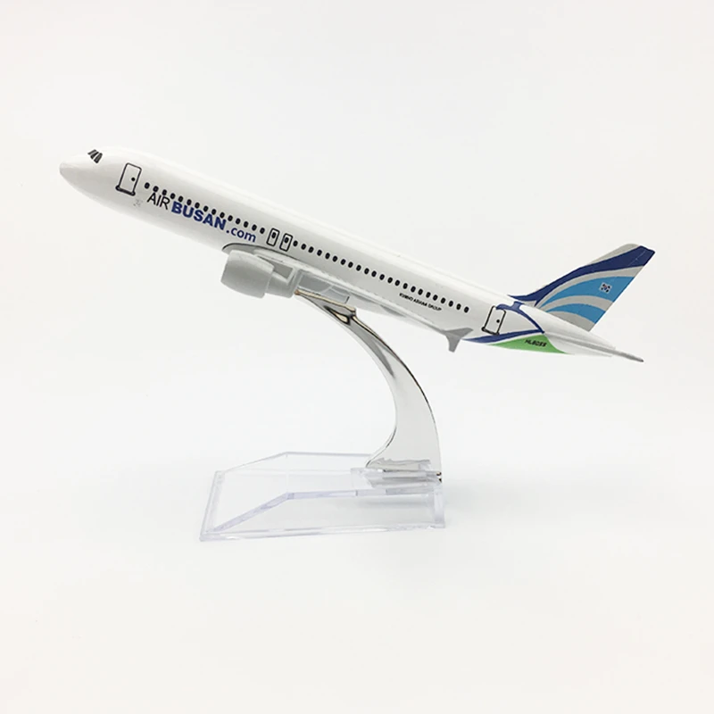 16 см 1:400 масштаб Airbus A320 корейский Air Busan Airlines металлическая модель самолета Модель