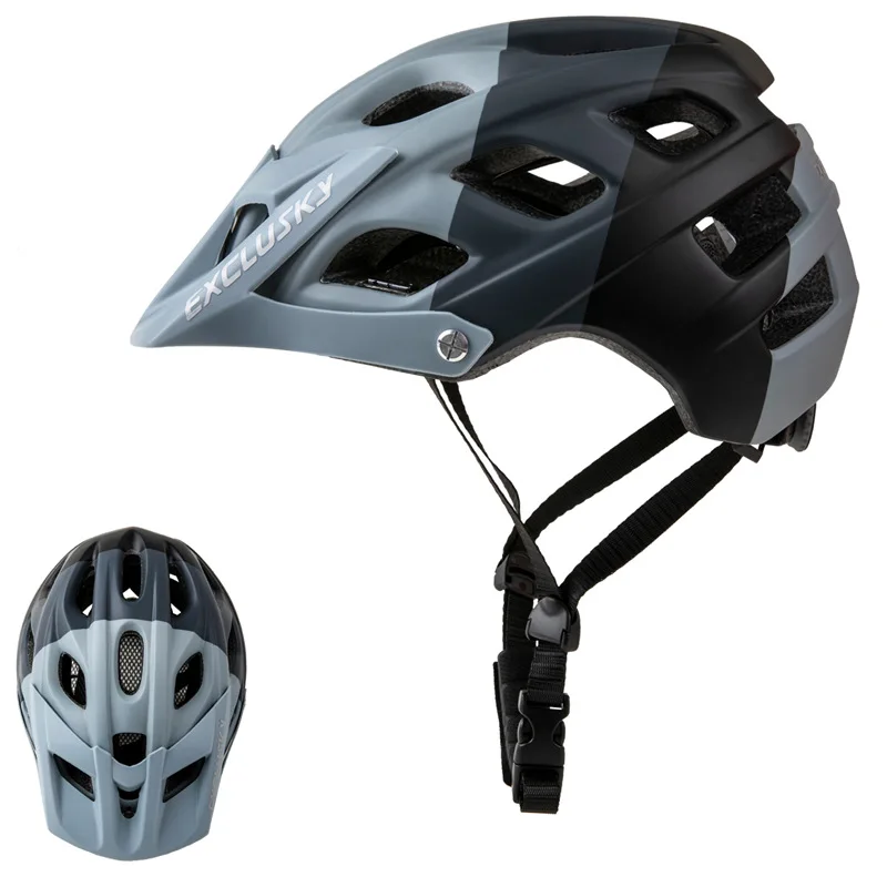 

Exclusky Cross-Border Mountain Riding Helmet Restraint Brim off-Road Helmet Bicycle Helmet Safety Helmet Foreign Trade