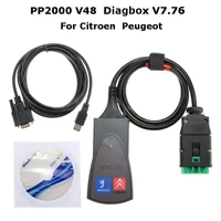 tioodre pp2000 v48 lexia3 diagnostic scanner diagbox v7 76 fault diagnosis instrument tester tool for black auto