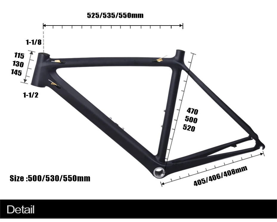 Aero дороги углерода рама китайская дорожная Bicicleta карбоновая рама 50/53/55 см кадров углерода маршрут, углеродный руль для велосипеда Рама