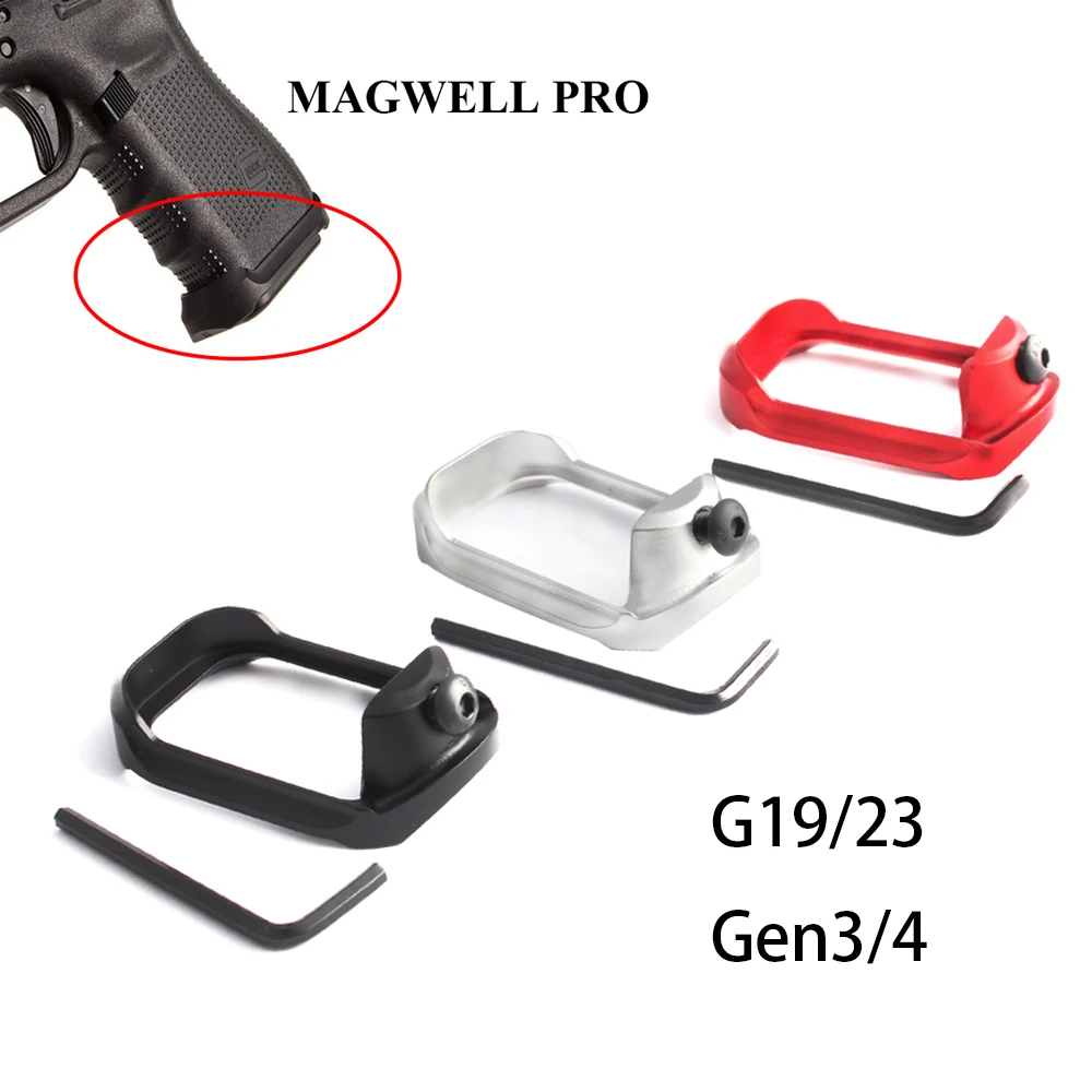 

Magorui Glock PRO MAGWELL MAG-WELL for GLOCK 19 23 32 38 GEN 3 / 4 Tactical Hunting Accessories