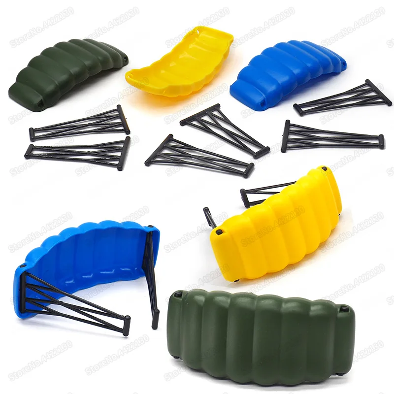 Военный парашютный строительный блок армейский солдат оборудование Moc WW2