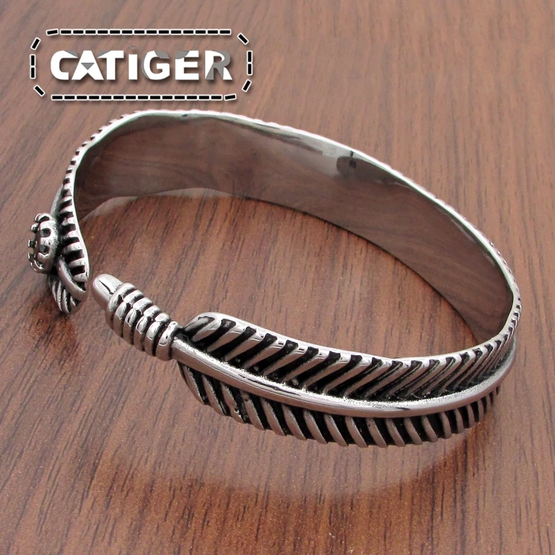 Бесплатная доставка Панк Винтаж черный циркон манжеты браслеты нержавеющая