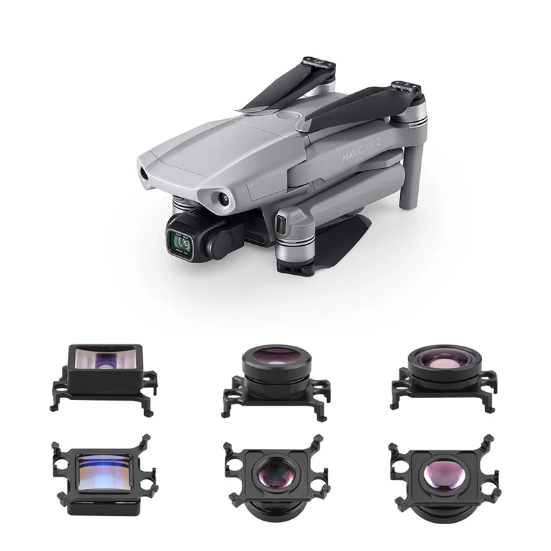 

Wide-angle Lens Fisheye Lens 1.33X Anamorphic Lens for DJI Mavic AIR 2 Drone Accessory HD Wide Angle Camera Lens for mavic air2
