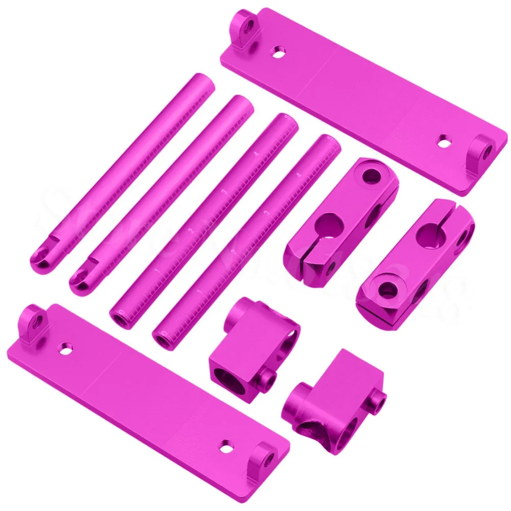 10 комплектов ЧПУ Алюминиевый магнитный стелс Невидимый корпус комплект