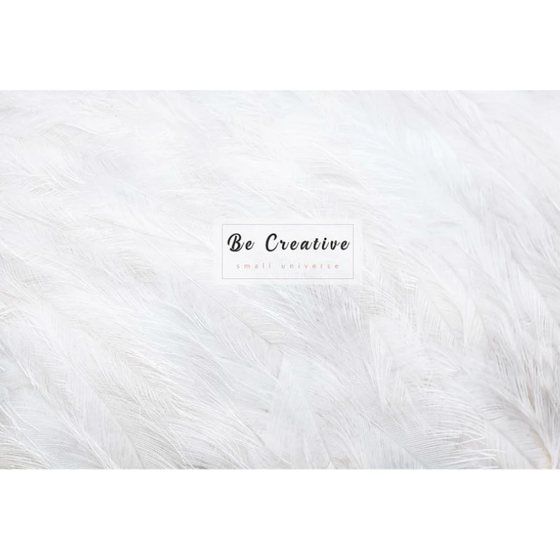 3D простой фон с белыми перьями для стены спальни дивана магазина одежды салона