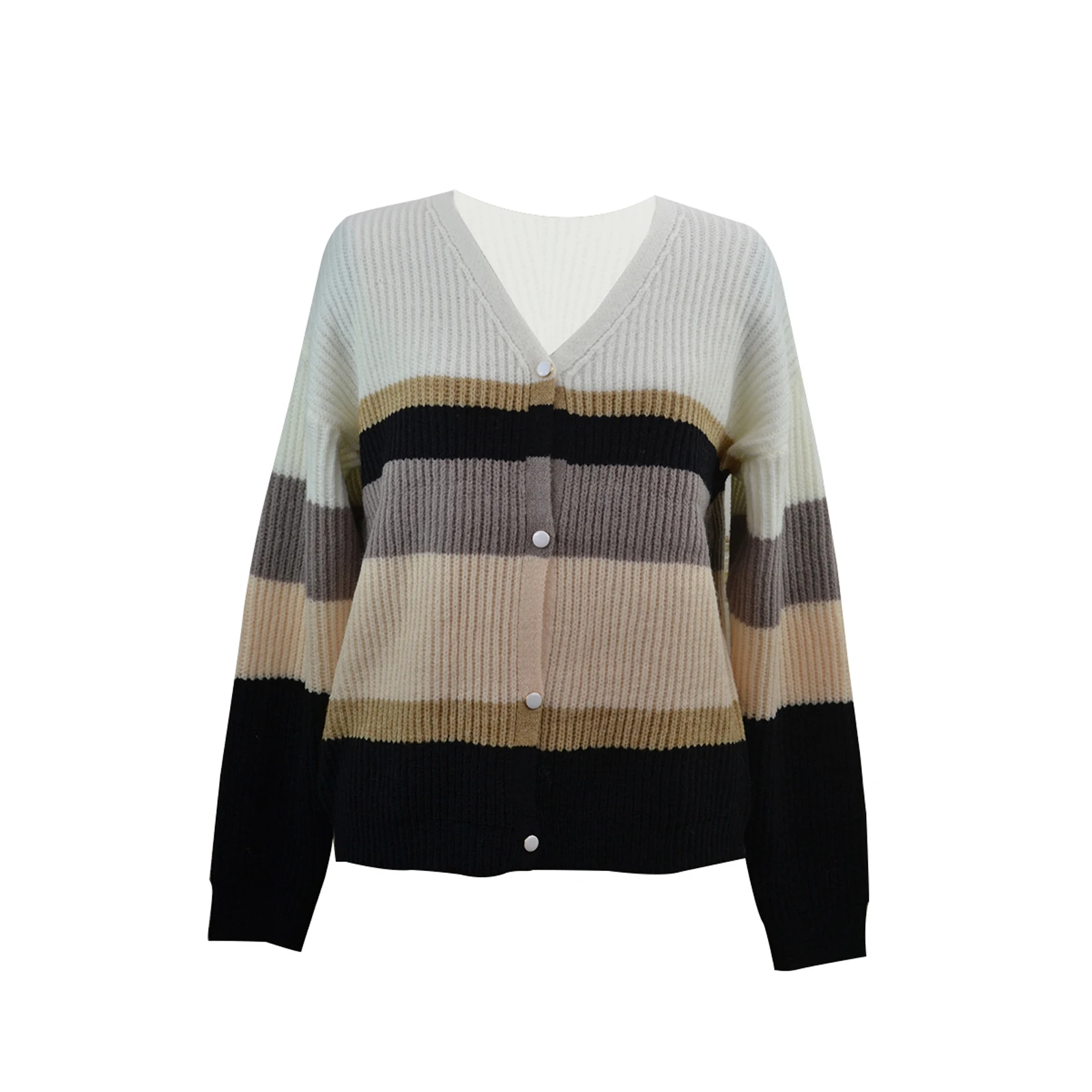 

Autumn Winter Women Long Sleeve Color Block Coat Ladies Fashion Knitwear for Shopping Daily Wear 2020 New Fashion