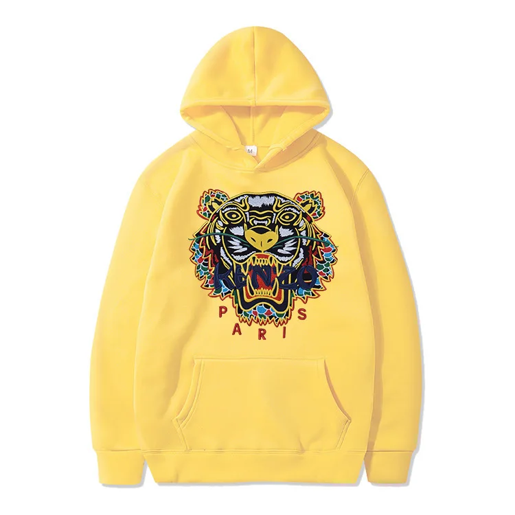 

Brand Women Men's Hooded Hip Hop Streetwear Men Pullover Sweatshirts Hoodies Men Women Solid Color Hoodie