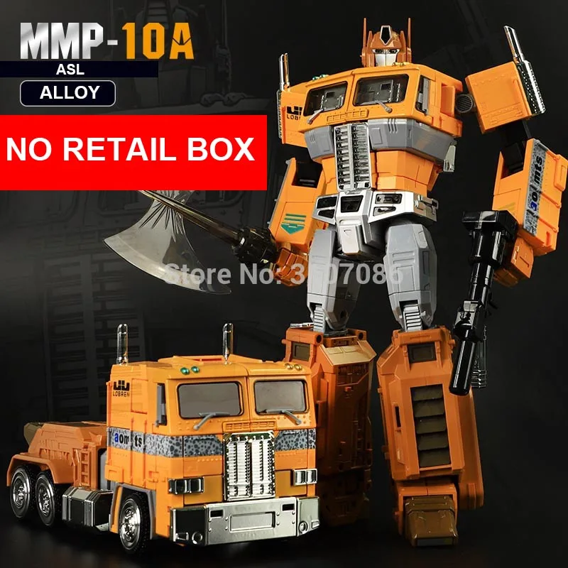 Yellow Foam Box YX трансформация MPP10 OP Commander mpp-10 mmp10 mmp-10 сплав глаз светильник негабаритных фигурка Робот Игрушки - Цвет: Yellow Foam Box