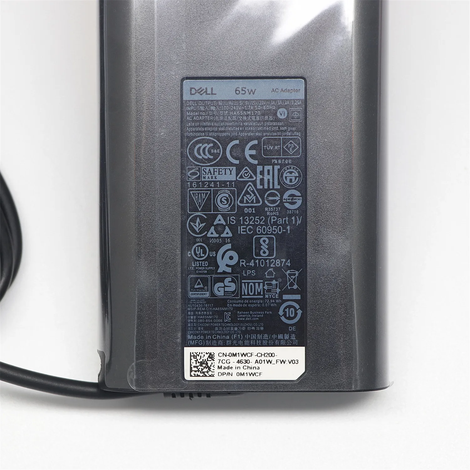 New Original 65w type c Latitude Ac Adapter For Dell 5290 2in1 5480 5490 5491 5495 7490 Charger Power Supply | Электроника