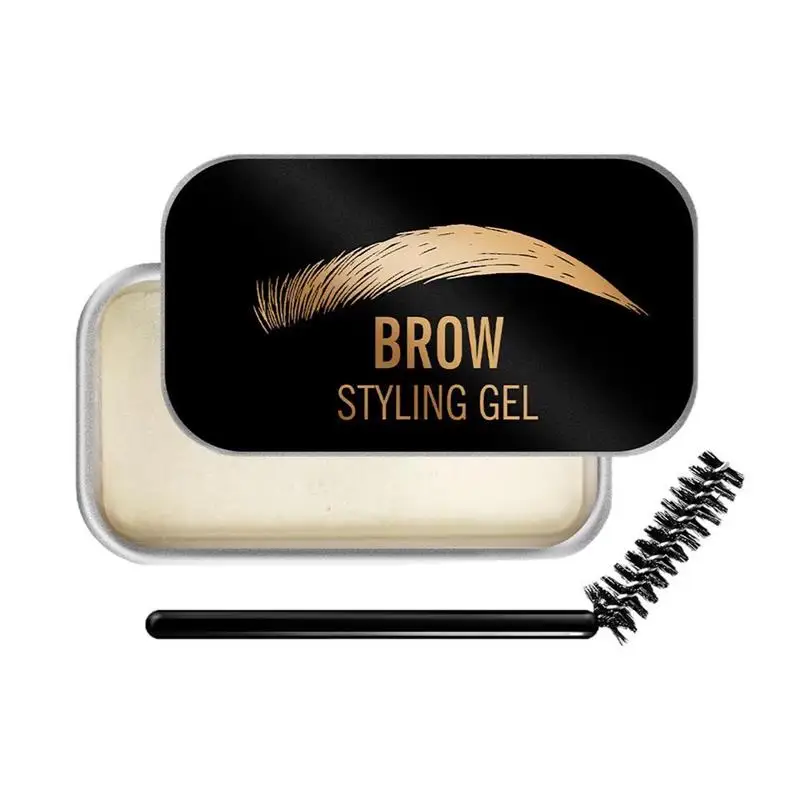 

Eyebrow Soap Kit 3D Brows Setting Soap With Eyebrow Styling Function Long Lasting Waterproof Gel Eyebrow Makeup Balm Pomade