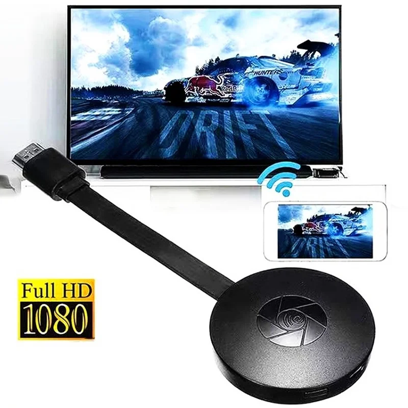 

1080P Wireless WiFi Display Dongle TV Stick Video Adapter Airplay DLNA Screen Mirroring Share for iPhone iOS Android Phone to TV