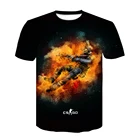 Футболка унисекс с 3D-принтом, унисекс, в стиле кэш