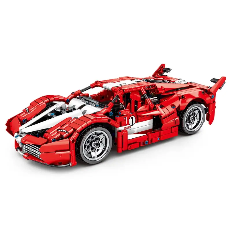 

Конструктор «скоростной гоночный автомобиль», Красный, 1:14, 1282 шт.