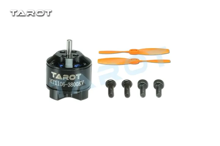 

1 pcs Tarot MT1106-3800KV Brushless Motor with Propeller Props for 120 130 140 150 Mini Racing Drone TL150M2