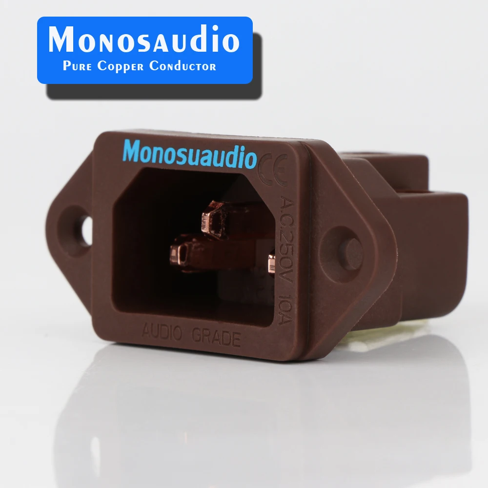 Штепсельная розетка Monosaudio IC71(C) из чистой меди AC IEC аудиофильский силовой разъем