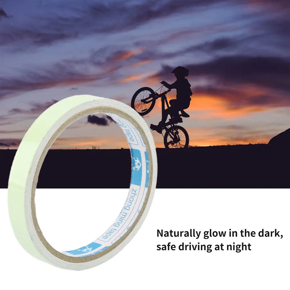 

OUTAD 10M Luminous Tape Self-adhesive Glow In Dark Safety Stage Home Decorations Night Vision Safety Security Warning Tape