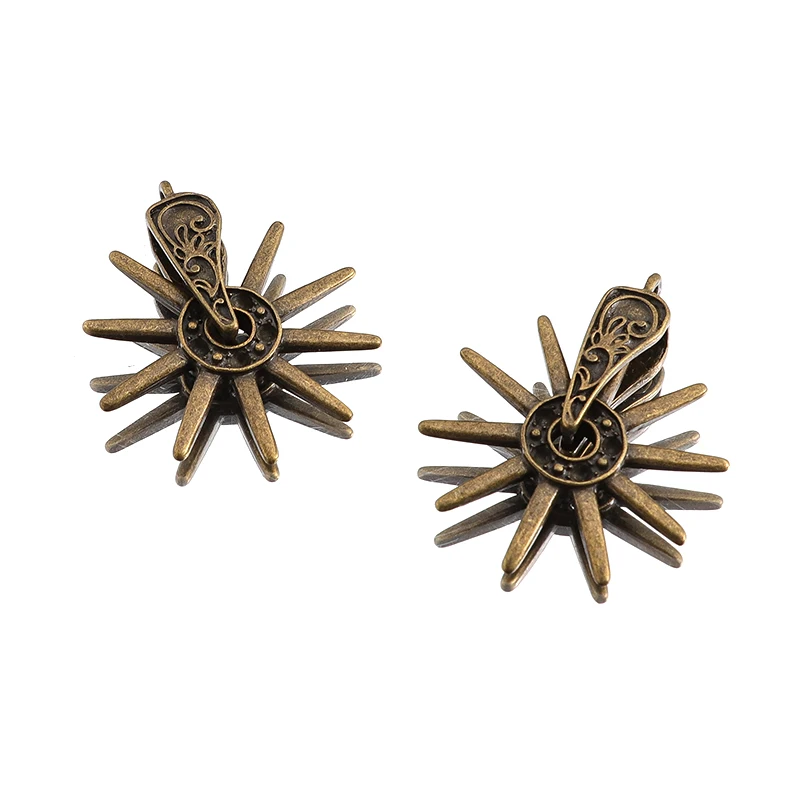 

Подвеска-колесо бронзового цвета для рукоделия, ожерелья, поделок, ювелирных изделий, фурнитура ручной работы, материалы 37 мм, 5 шт.