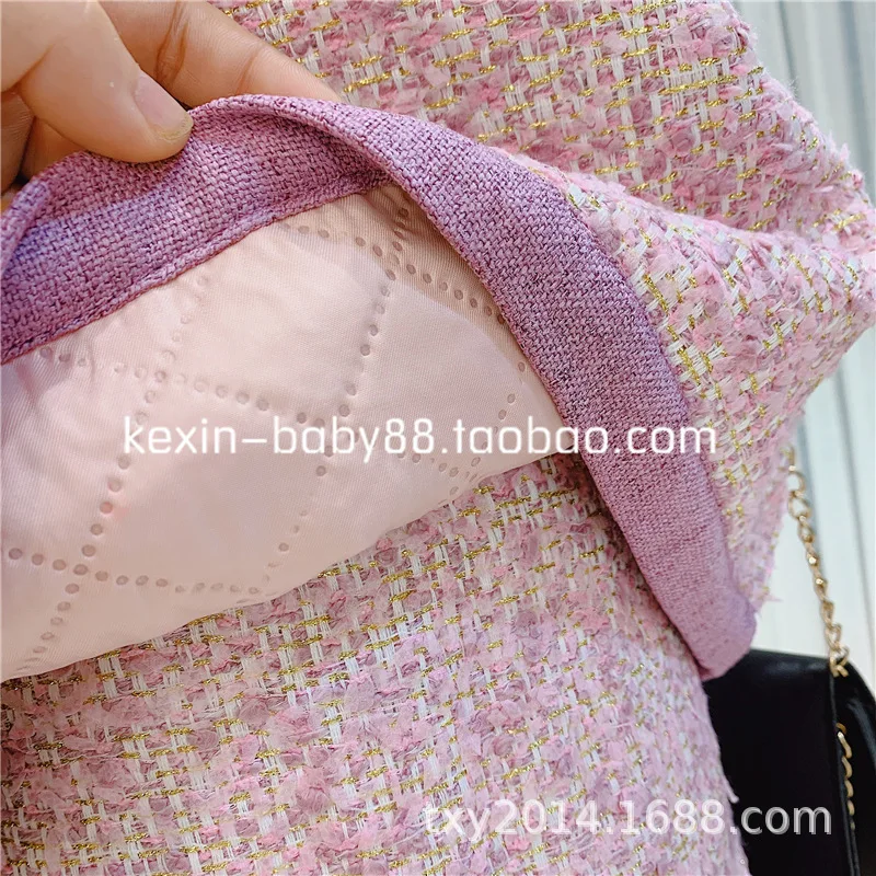 2019 зимний комплект для девочек Новая Модная хлопковая куртка-кардиган принцессы