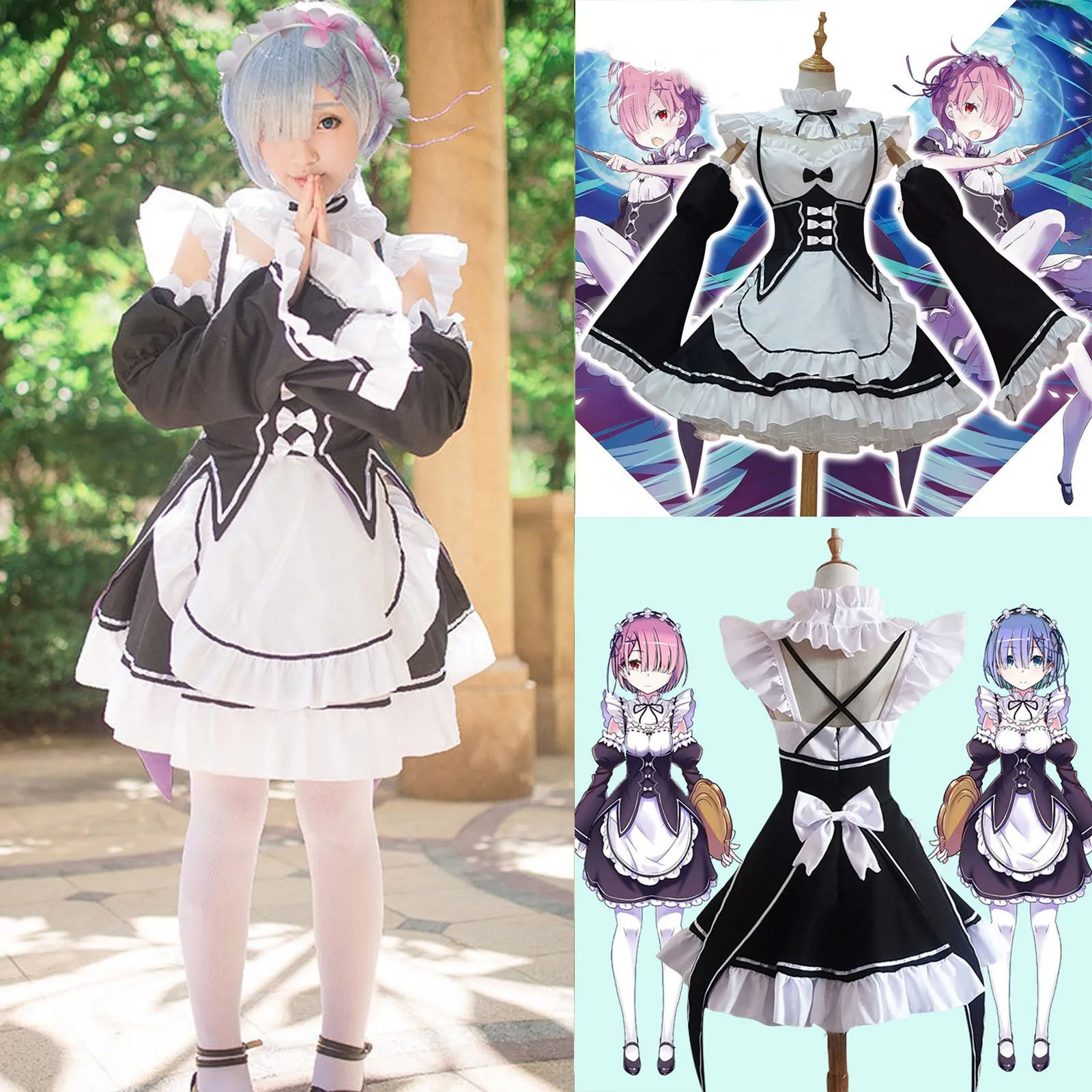 

anime Women Maid Outfit Cosplay Dress Exotic Costumes Ladies Sexy Roleplay Lolita Swing Dresses Экзотические костюмы Exotic#H