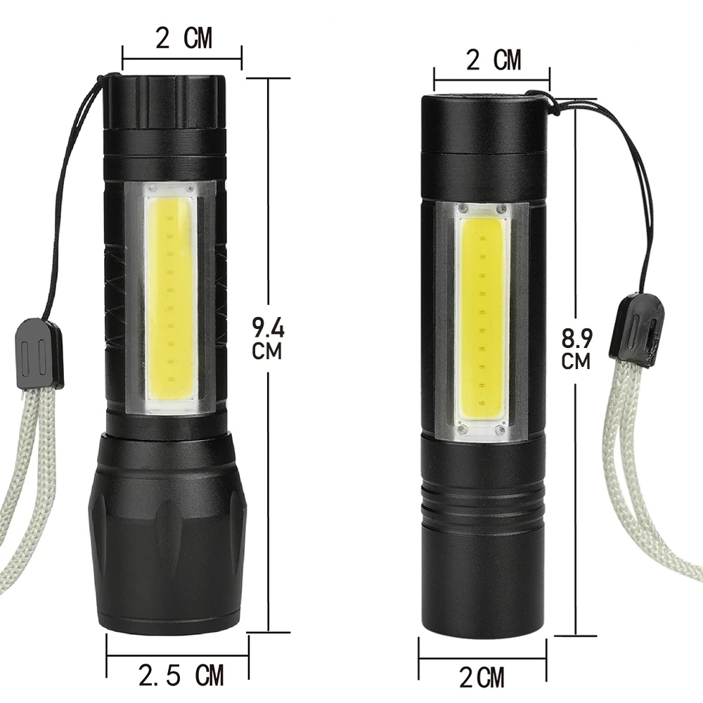 COB светодиодный светильник-вспышка супер яркий водонепроницаемый ручной рабочий