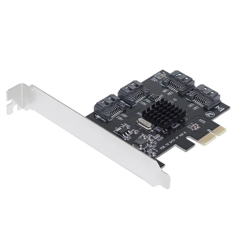

Плата расширения SATA PCIE на SATA3.0, плата расширения для настольного компьютера, 4-портовая карта расширения для жесткого диска