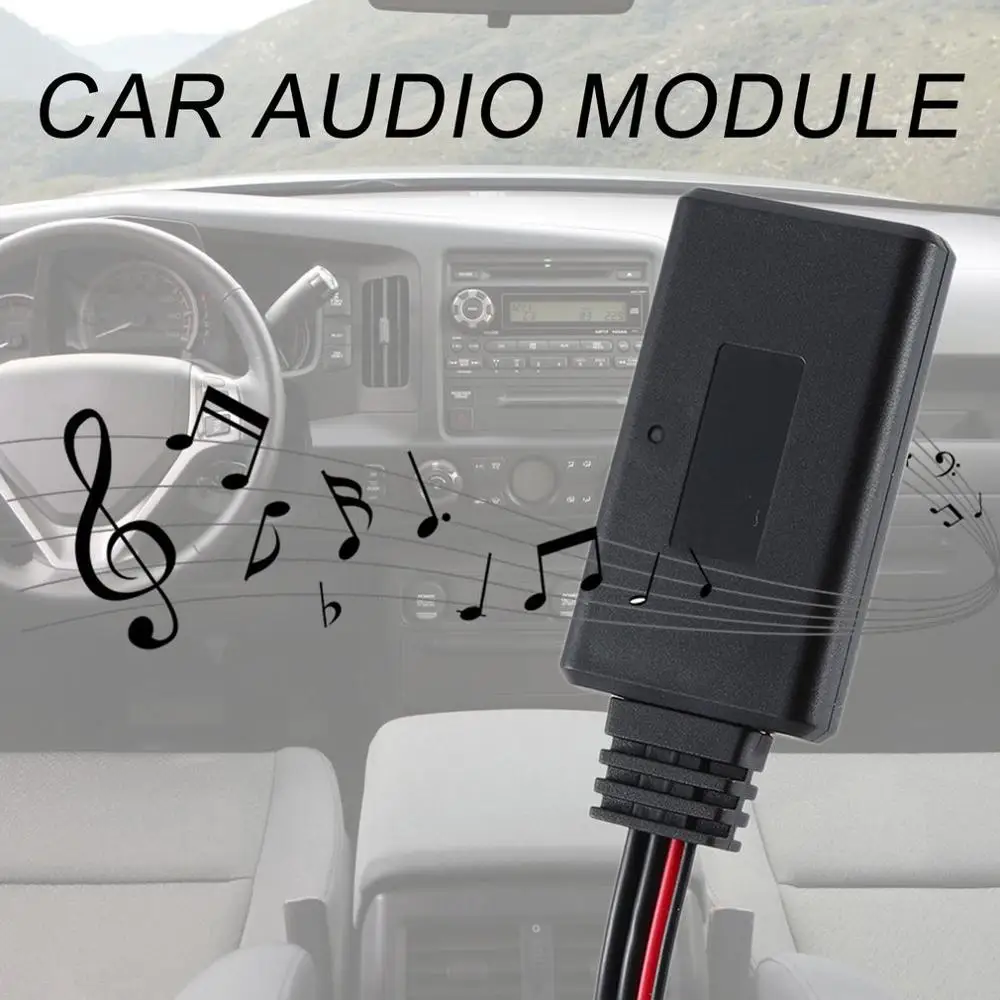 Для BMW E60 04-10 E63 E64 E61 Авто 12Pin беспроводной Bluetooth модуль радио стерео AUX-IN Aux кабель