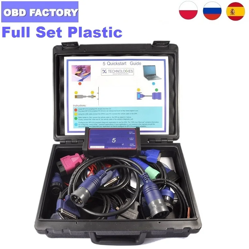 D-P-A-5 грузовик диагностический инструмент Многоязычный DearborProtocol адаптер 5 Heavy Duty