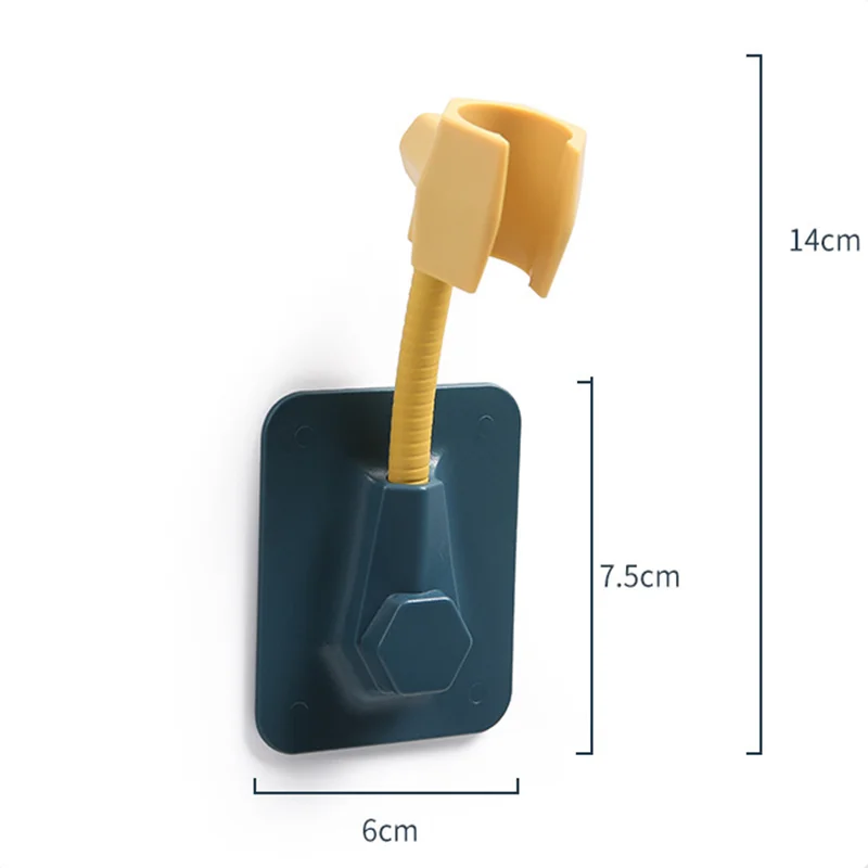 

Punch-free shower bracket fixing clip adjustable shower accessories household shower nozzle base shelf