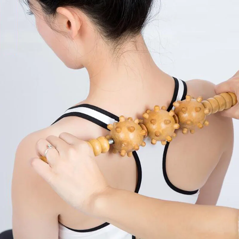 Деревянная Массажная палочка для всего тела массажная тела|massage neck|massage stickfull-body